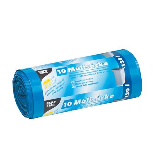 PAPSTAR 12122 Müllsäcke, 120 Liter blau PAPSTAR 12122 Müllsäcke, 120 Liter blau von PAPSTAR