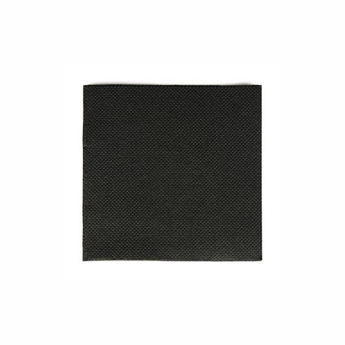 PAPSTAR 125 Servietten, 2-lagig "PUNTO" 1/4-Falz 20 cm x 20 cm schwarz mikrogeprägt (84345, 125 Stück) von PAPSTAR