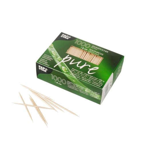PAPSTAR 16692 Zahnstocher, Holz rund 8 cm, 30-er Pack PAPSTAR 16692 Zahnstocher, Holz rund 8 cm, 30-er Pack von PAPSTAR