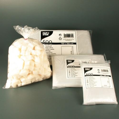 PAPSTAR 2000 Flachbeutel, LDPE 40 cm x 28 cm transparent, 19 My PAPSTAR 2000 Flachbeutel, LDPE 40 cm x 28 cm transparent, 19 My von PAPSTAR