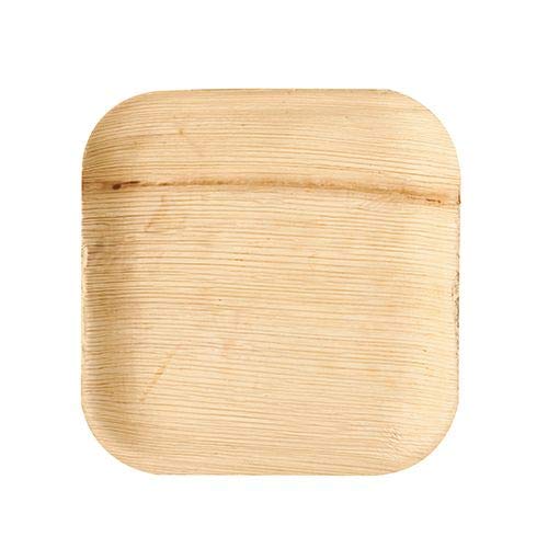 PAPSTAR 25 Teller, Palmblatt Pure eckig 18 cm x 18 cm x 1,5 cm von PAPSTAR