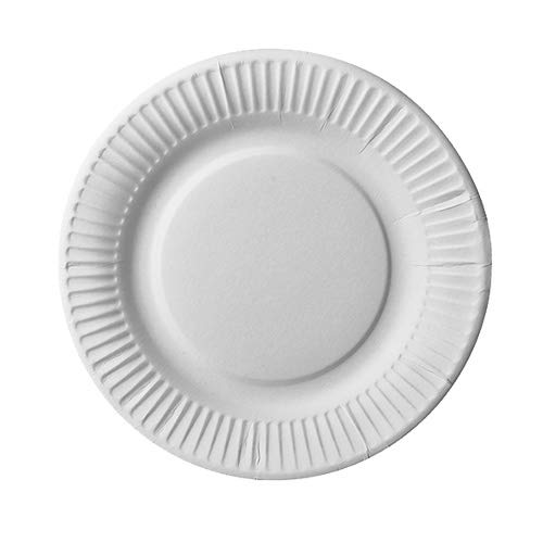 PAPSTAR 300 Teller, Pappe Pure rund Ø 19 cm Weiss von PAPSTAR