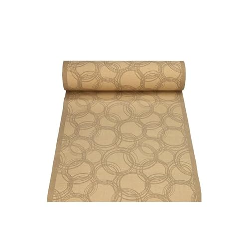 PAPSTAR 4 Rollen Tischläufer, stoffähnlich, PV-Tissue Mix 'ROYAL Collection' 24 m x 40 cm Sand 'Bubbles' von PAPSTAR