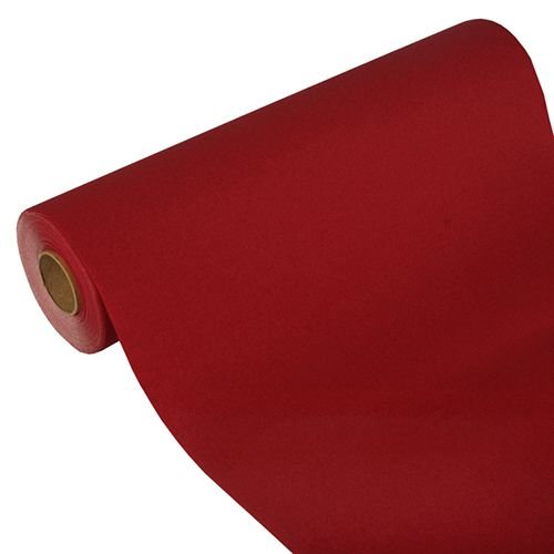 PAPSTAR 4 Tischläufer, stoffähnlich, PV-Tissue Mix ROYAL Collection 24 m x 40 cm Bordeaux auf Rolle 84968 Tischdecken von PAPSTAR