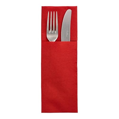 PAPSTAR 400 Bestecktaschen 'Daily Collection' 48 cm x 30 cm Bordeaux PAPSTAR 400 Bestecktaschen 'Daily Collection' 48 cm x 30 cm Bordeaux von PAPSTAR