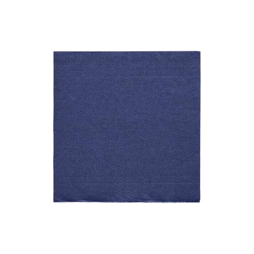 PAPSTAR 400 Servietten 'Daily Collection' 1/4-Falz 24 cm x 24 cm dunkelblau von PAPSTAR