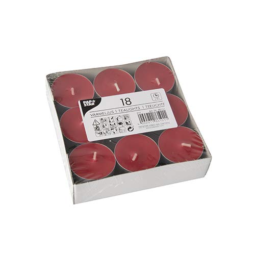 PAPSTAR 86101 18 Teelichte Ø 39 mm · 15 mm rot >>Im Karton 324 Stück PAPSTAR 86101 18 Teelichte Ø 39 mm · 15 mm rot >>Im Karton 324 Stück von PAPSTAR