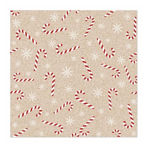PAPSTAR 89361 Servietten Candy Canes 33x33cm 3-lagig - 20er Pack PAPSTAR 89361 Servietten Candy Canes 33x33cm 3-lagig - 20er Pack von PAPSTAR