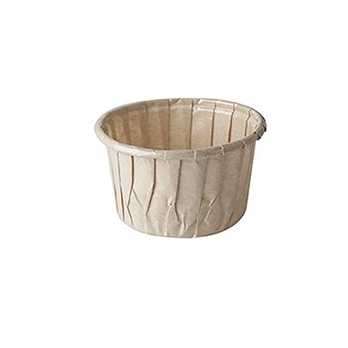 PAPSTAR Backform Pure, rund, 105 ml, braun aus 100% Cellulose, gefriergeeignet, geeignet für - 1 Stück (87119) von PAPSTAR