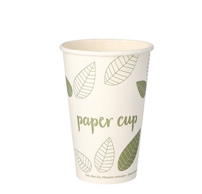 PAPSTAR Becher 50 Trinkbecher, Pappe "pure" 0,3 l Ø 8 cm · 11,7 cm "ZERO" von PAPSTAR