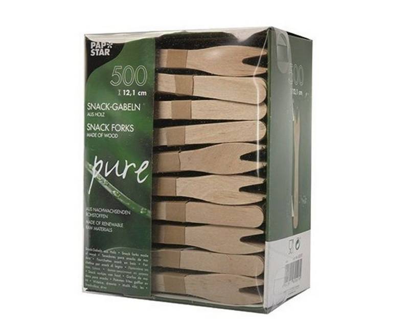 PAPSTAR Besteck-Set, Holz von PAPSTAR