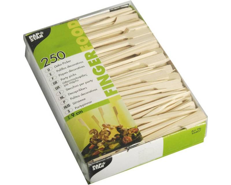 PAPSTAR Besteck-Set PAPSTAR Fingerfood-Spieáe "Golf", L„nge: 90 mm von PAPSTAR