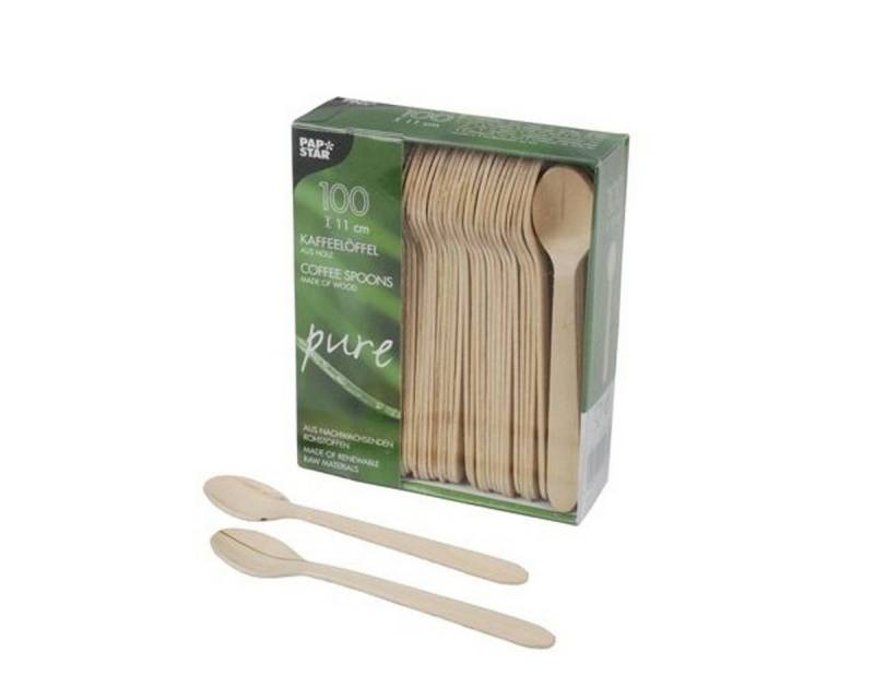 PAPSTAR Besteck-Set, Holz von PAPSTAR