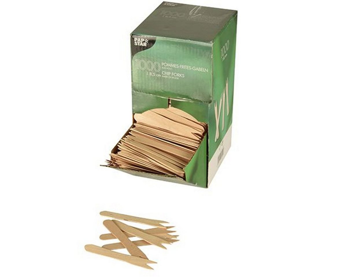 PAPSTAR Besteck-Set, Holz von PAPSTAR