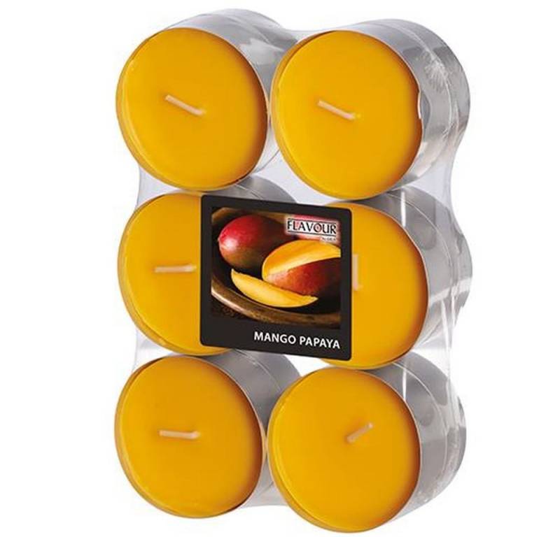 PAPSTAR Duftkerze 12 Maxi Duftlichte Ø58mm · 24mm pfirsich - Mango-Papaya PAPSTAR Duftkerze 12 Maxi Duftlichte Ø58mm · 24mm pfirsich - Mango-Papaya von PAPSTAR