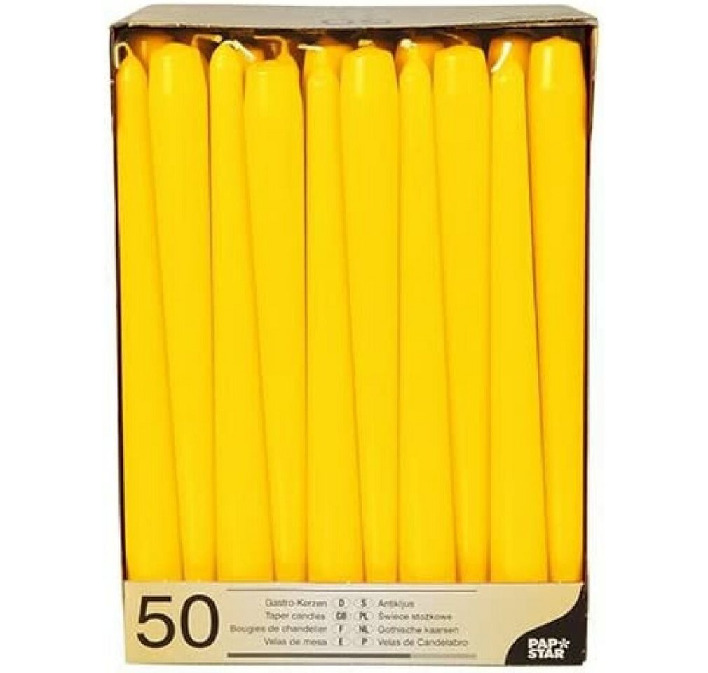 PAPSTAR Duftkerze 17970 50 Candles Diameter 2.2 X 25 Cm Yellow PAPSTAR Duftkerze 17970 50 Candles Diameter 2.2 X 25 Cm Yellow von PAPSTAR