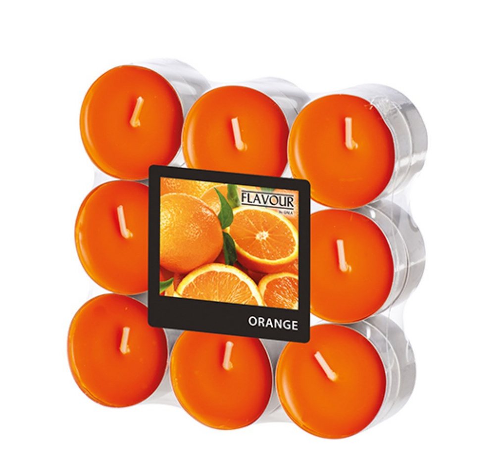 PAPSTAR Duftkerze 18 "Flavour by GALA" Duftlichte Ø 37,5 mm · 16,6 mm orange - Orange PAPSTAR Duftkerze 18 "Flavour by GALA" Duftlichte Ø 37,5 mm · 16,6 mm orange - Orange von PAPSTAR