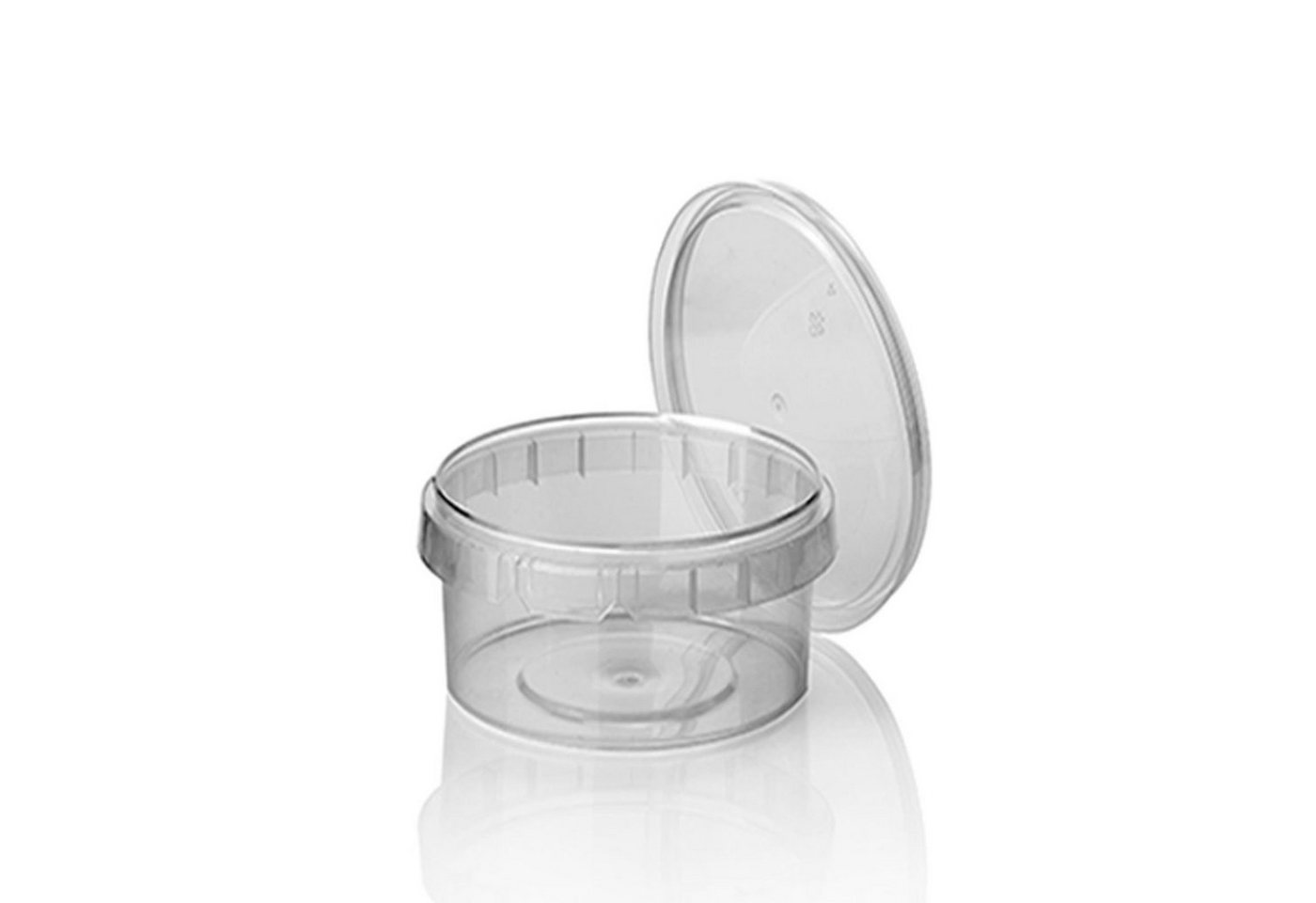 Starpak Einwegbecher 280 Stück Feinkostbecher, PP 480 ml Ø 11,8 cm · 7 cm transparent mit von Starpak