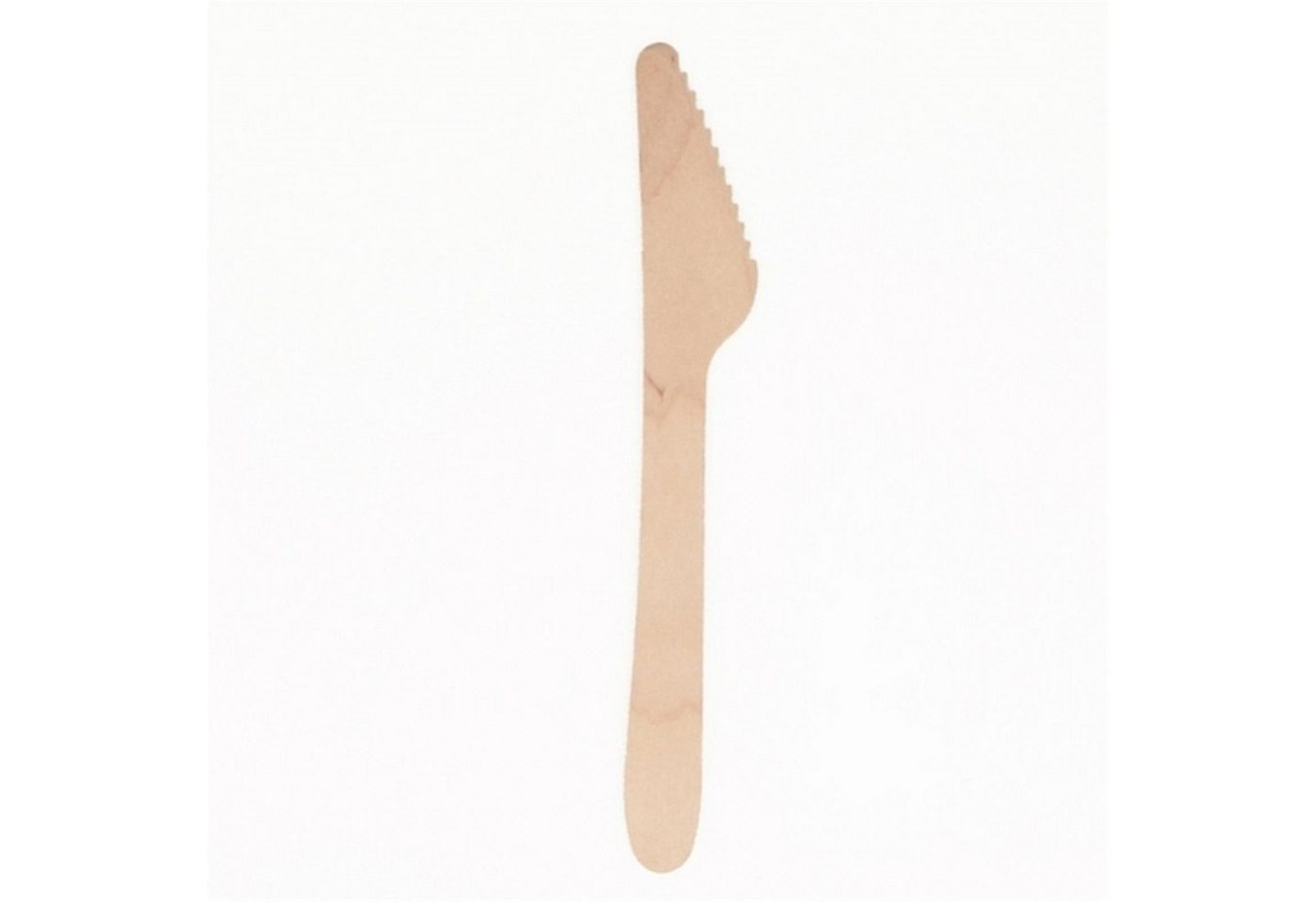 PAPSTAR Einwegschale 25 Messer, Holz pure" 16,5 cm, Holz, (25-tlg)" von PAPSTAR