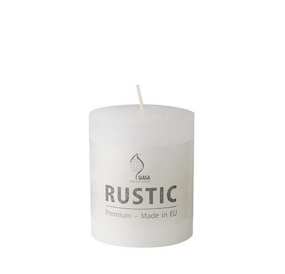 PAPSTAR Formkerze Zylinderkerze Ø 68 mm · 80 mm weiss "Rustic" durchgefärbt PAPSTAR Formkerze Zylinderkerze Ø 68 mm · 80 mm weiss "Rustic" durchgefärbt von PAPSTAR