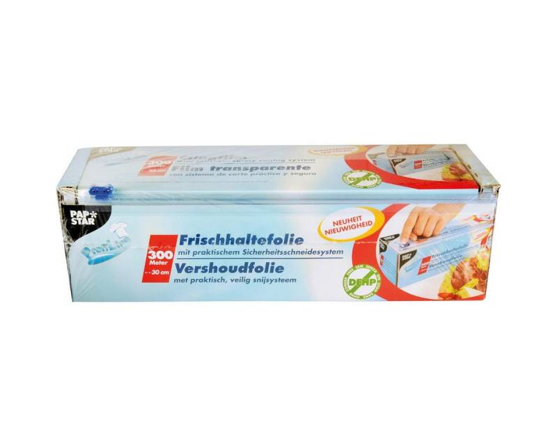 PAPSTAR Frischhaltebeutel PAPSTAR 10518 Frischhaltefolie in Faltschachtel, Breite: 300 mm von PAPSTAR