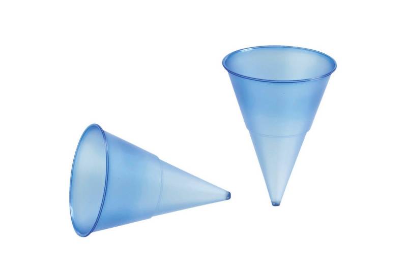 PAPSTAR Geschirr-Set Spitzbecher 19618 115ml PP blau 1000 Stück. von PAPSTAR