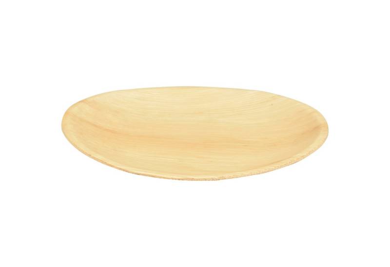 PAPSTAR Geschirr-Set Teller pure 85503 rund 23cm Holz 25 Stück. von PAPSTAR
