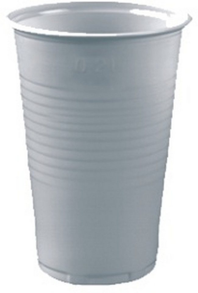 PAPSTAR Geschirr-Set Trinkbecher 0,2 l weiß PP VE=100 Stück von PAPSTAR