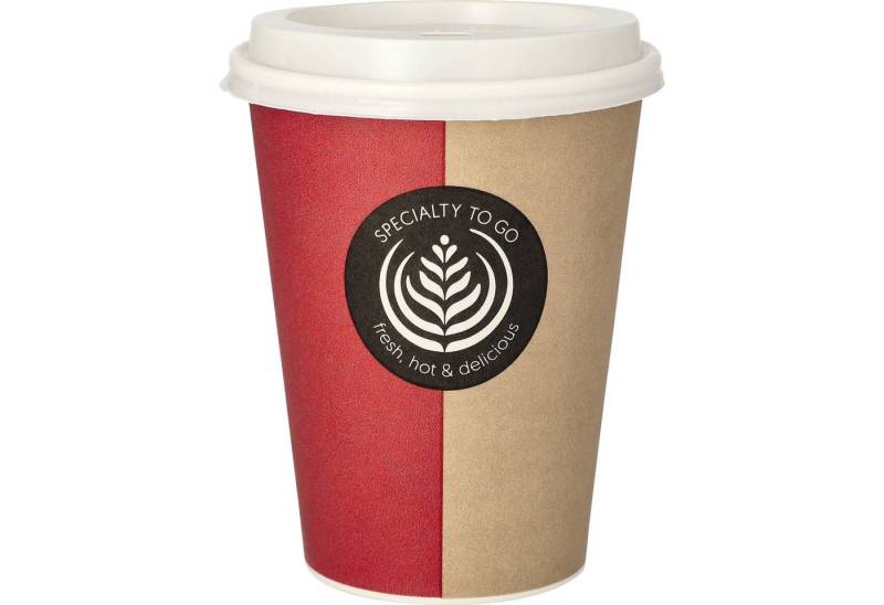 PAPSTAR Geschirr-Set Trinkbecher Coffee To Go 81065 0,3l Pappe 10 Stück. von PAPSTAR