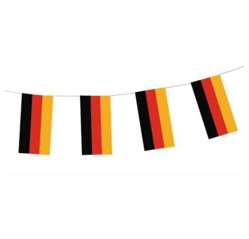 PAPSTAR Girlande Flaggenkette, Papier 4 m "Deutschland" schwer entflammbar von PAPSTAR