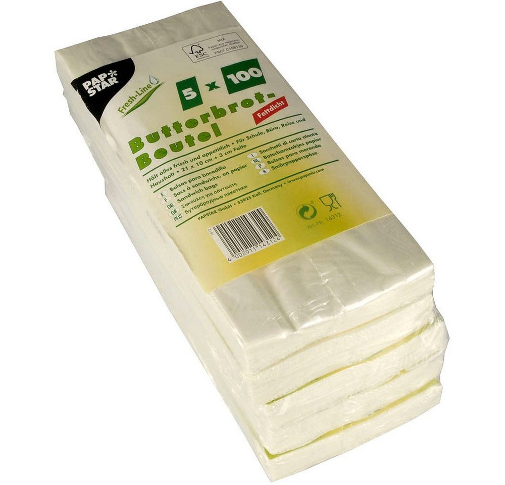 PAPSTAR Papierküchenrolle PAPSTAR 14312 Butterbrotbeutel 21x10x3cm weiss - 5 PAPSTAR Papierküchenrolle PAPSTAR 14312 Butterbrotbeutel 21x10x3cm weiss - 5 von PAPSTAR