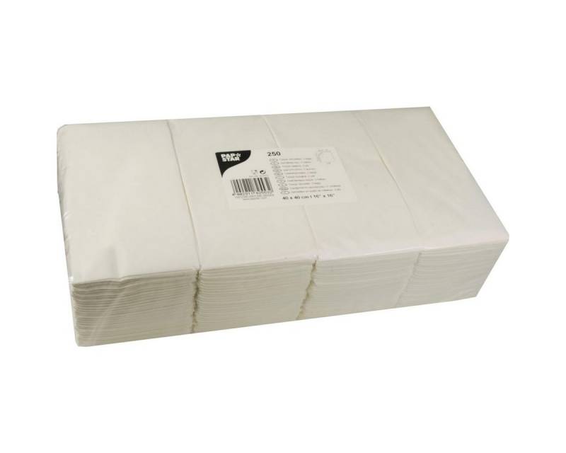 PAPSTAR Papierserviette PAPSTAR 82553 PAPSTAR Serv. weiß 1/8falz von PAPSTAR