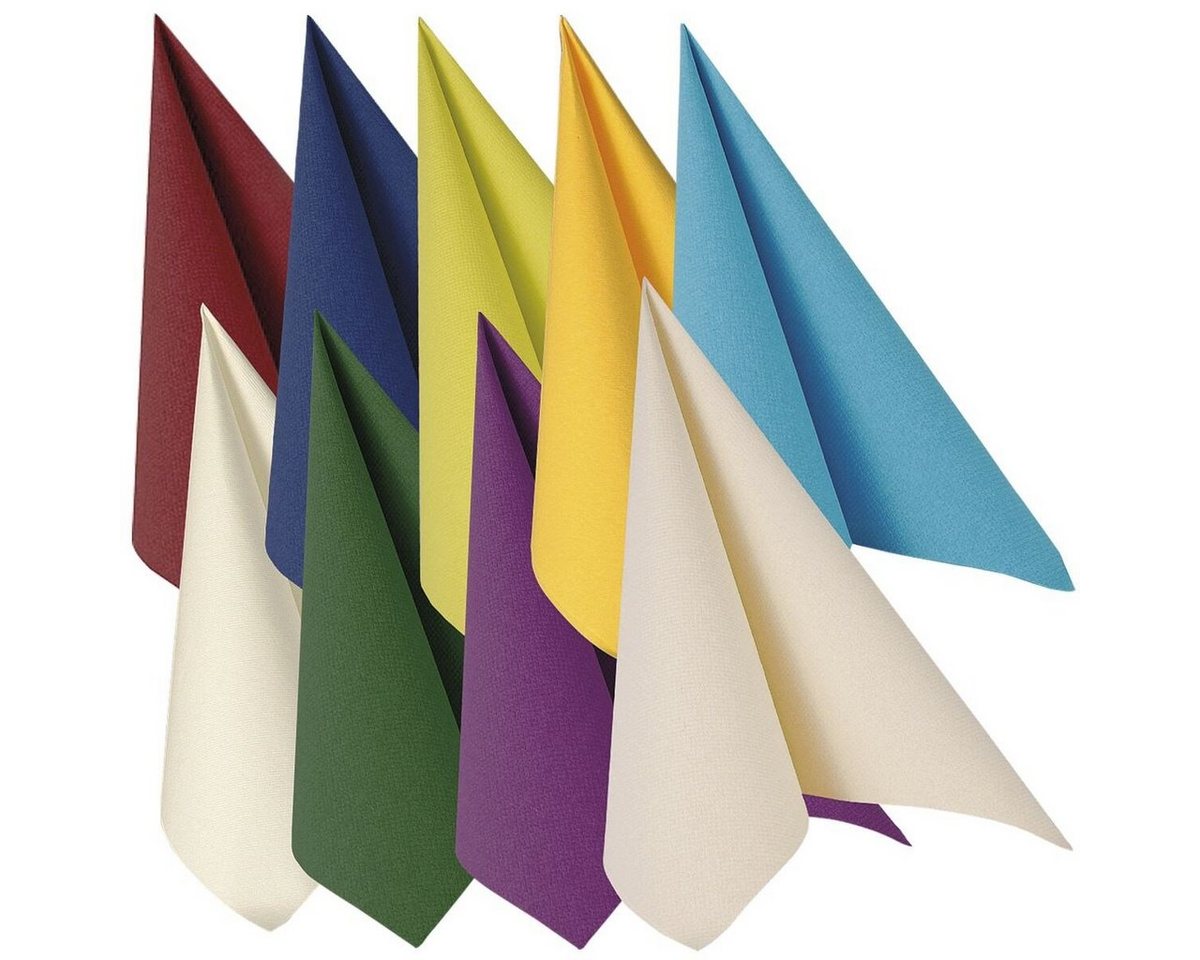 PAPSTAR Papierserviette Royal Collection, (50 St), 3-lagig, 40x40 cm, 1/4-Faltung von PAPSTAR