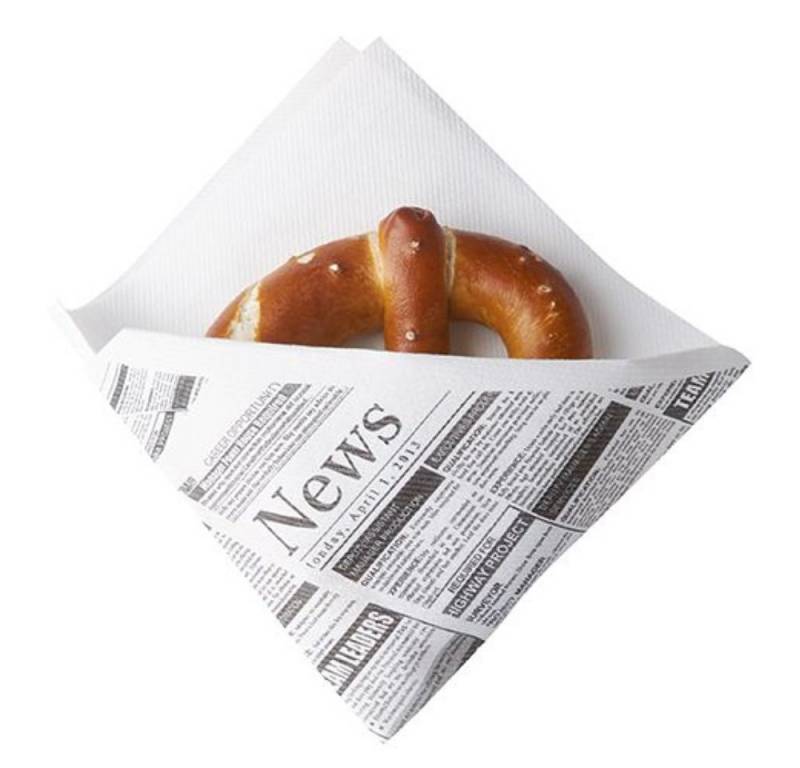 Starpak Papierserviette Snackservietten stoffähnlich Airlaid 1/4-Falz 32,5cm x 30,5cm weiss von Starpak