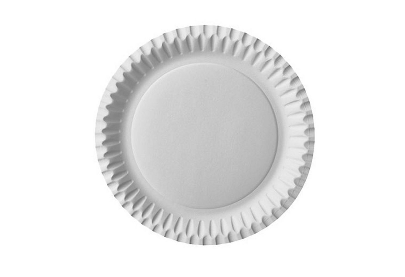 PAPSTAR Pappteller 100 Teller, Pappe rund Ø 23 cm weiss, (100 St), Pappteller Partyteller Pappgeschirr Einwegteller Geburtstagteller von PAPSTAR