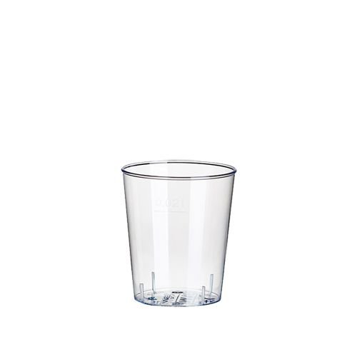 PAPSTAR Schnapsgläser, Transparent, Ø 3,7 cm · 4,1 cm je Glas (Karton 18x28x30,5cm), 1200 von PAPSTAR