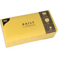 PAPSTAR Servietten 24,0 x 24,0 cm 2-lagig gelb von PAPSTAR