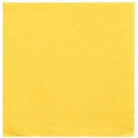 PAPSTAR Servietten Daily Collection gelb 2-lagig 24,0 x 24,0 cm, 20 St. von PAPSTAR