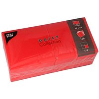 PAPSTAR Servietten Daily Collection rot 2-lagig 24,0 x 24,0 cm, 150 St. PAPSTAR Servietten Daily Collection rot 2-lagig 24,0 x 24,0 cm, 150 St. von PAPSTAR