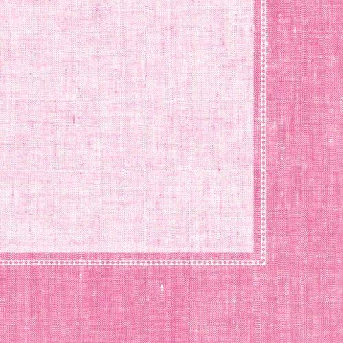 PAPSTAR Servietten ROYAL Collection 1/4-Falz 40 cm x 40 cm rosa Linum 88314 Premiumservietten stoffähnlich Gute Faltbarkeit, 50 Stück von PAPSTAR