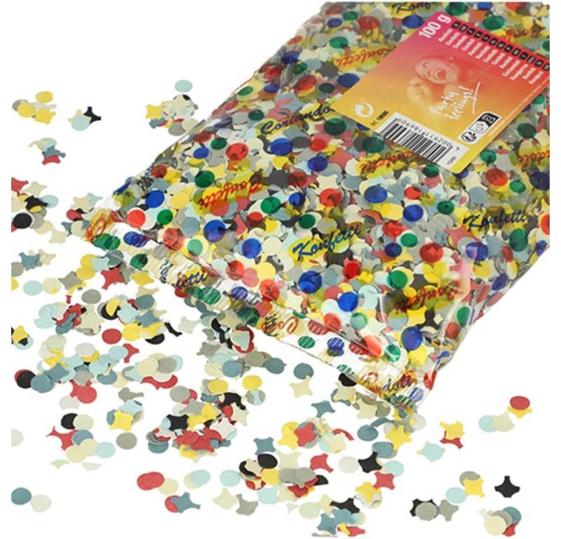 PAPSTAR Streudeko Konfetti, Papier farbig sortiert 100 gr. von PAPSTAR