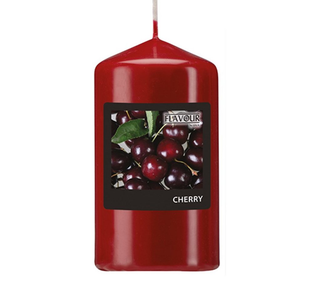 PAPSTAR Stumpenkerze "Flavour by GALA" Duft-Stumpenkerze Ø 58 mm · 110 mm bordeaux - Cherry PAPSTAR Stumpenkerze "Flavour by GALA" Duft-Stumpenkerze Ø 58 mm · 110 mm bordeaux - Cherry von PAPSTAR