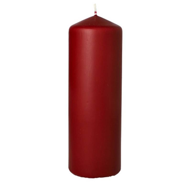 Starpak Stumpenkerze Stumpenkerze Ø 70 mm · 200 mm bordeaux von Starpak