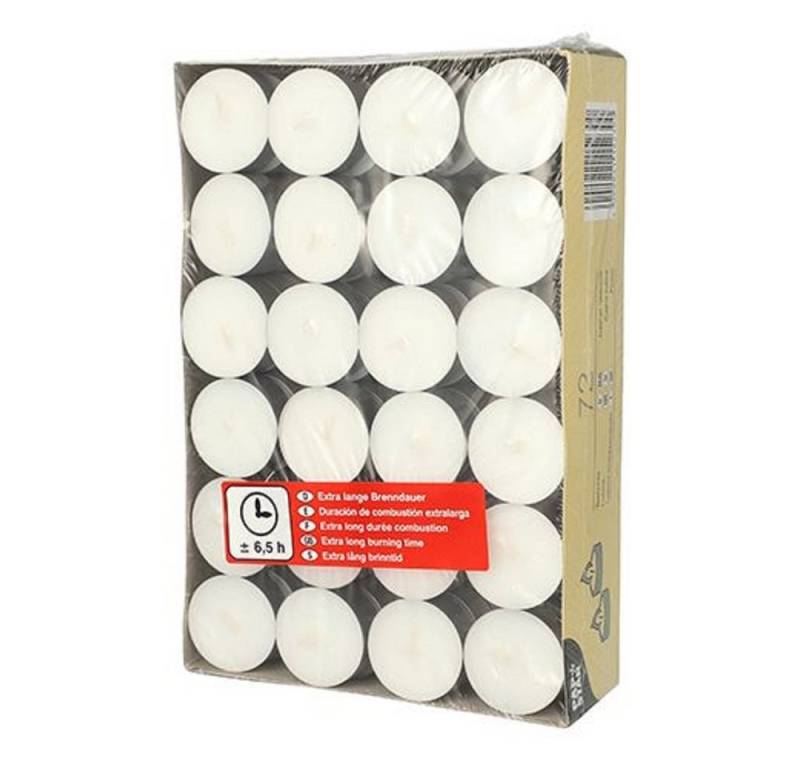 PAPSTAR Teelicht PAPSTAR 15230 Teelicht Brenndauer ca. 6,5 Std. wei von PAPSTAR