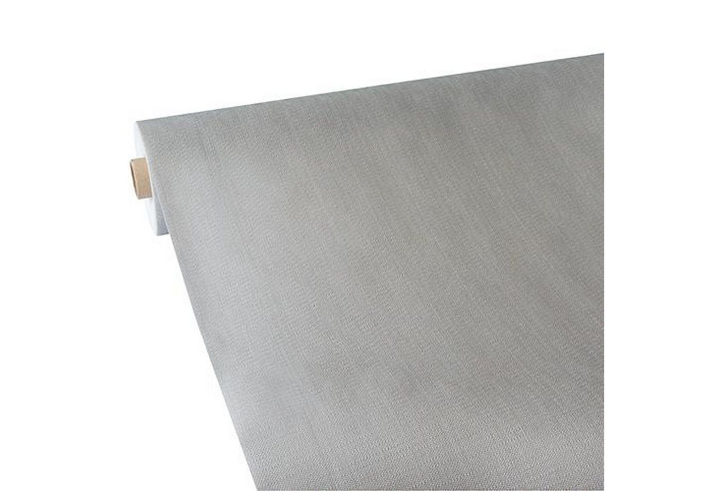 PAPSTAR Tischdecke 2 Stück Vlies Tischdecke, silber soft selection plus 25 x 1,18 m von PAPSTAR