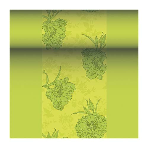 PAPSTAR Tischläufer, stoffähnlich, PV-Tissue Mix ROYAL Collection 24 m x 40 cm grün Thalia, Sie erhalten 4 Packungen á 1 Rolle (insgesamt 4 Rolle) von PAPSTAR