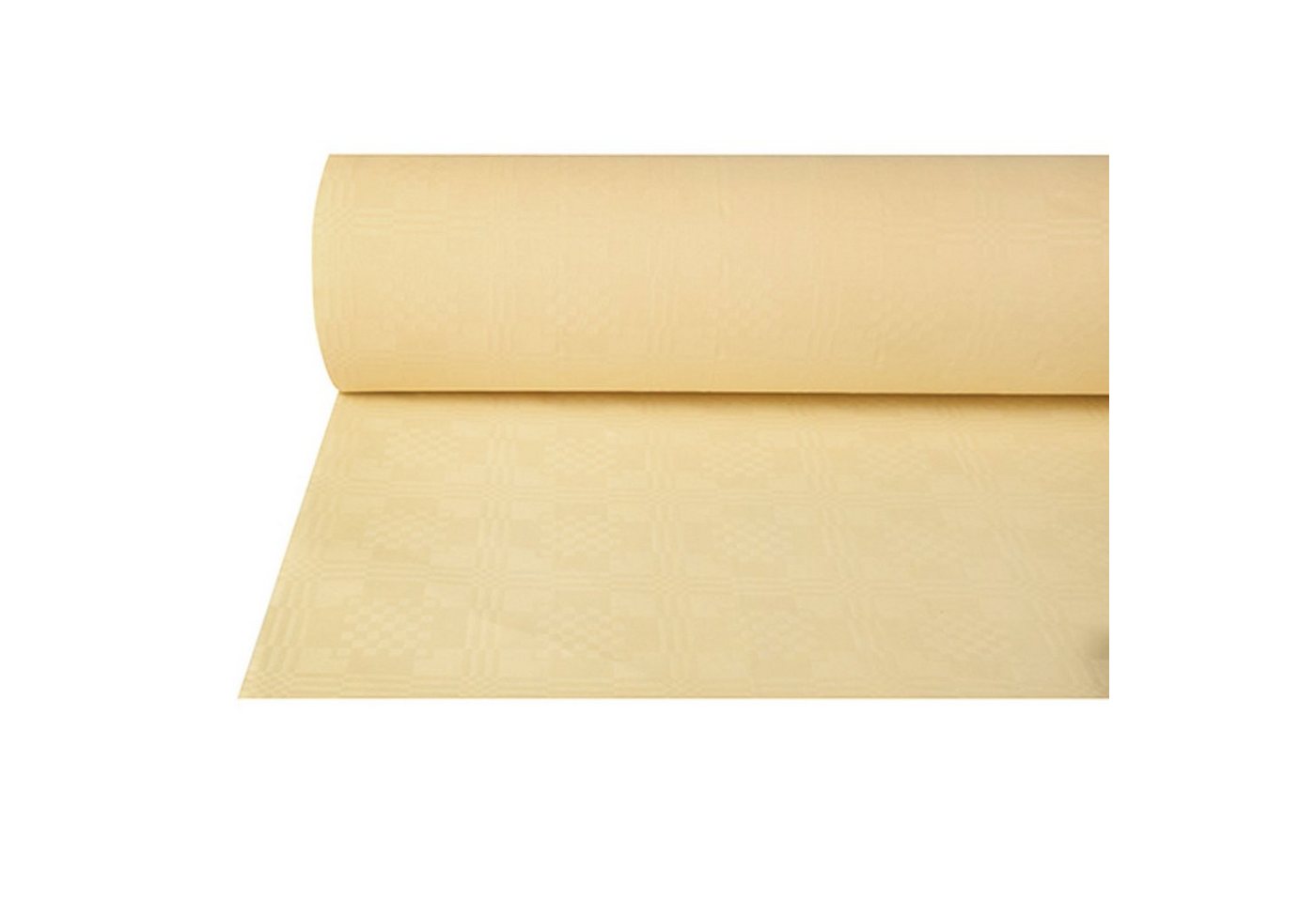 PAPSTAR Tischdecke 4 Stück Papiertischdecke creme mit Damastprägung 50 x 1 m von PAPSTAR