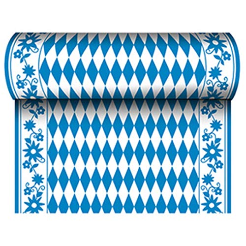 PAPSTAR Tischläufer "Bayrisch Blau", (B)400 mm x (L)24 m von PAPSTAR