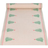 PAPSTAR Tischläufer Christmastree with Star 89780 mehrfarbig 40,0 cm x 3,0 m von PAPSTAR