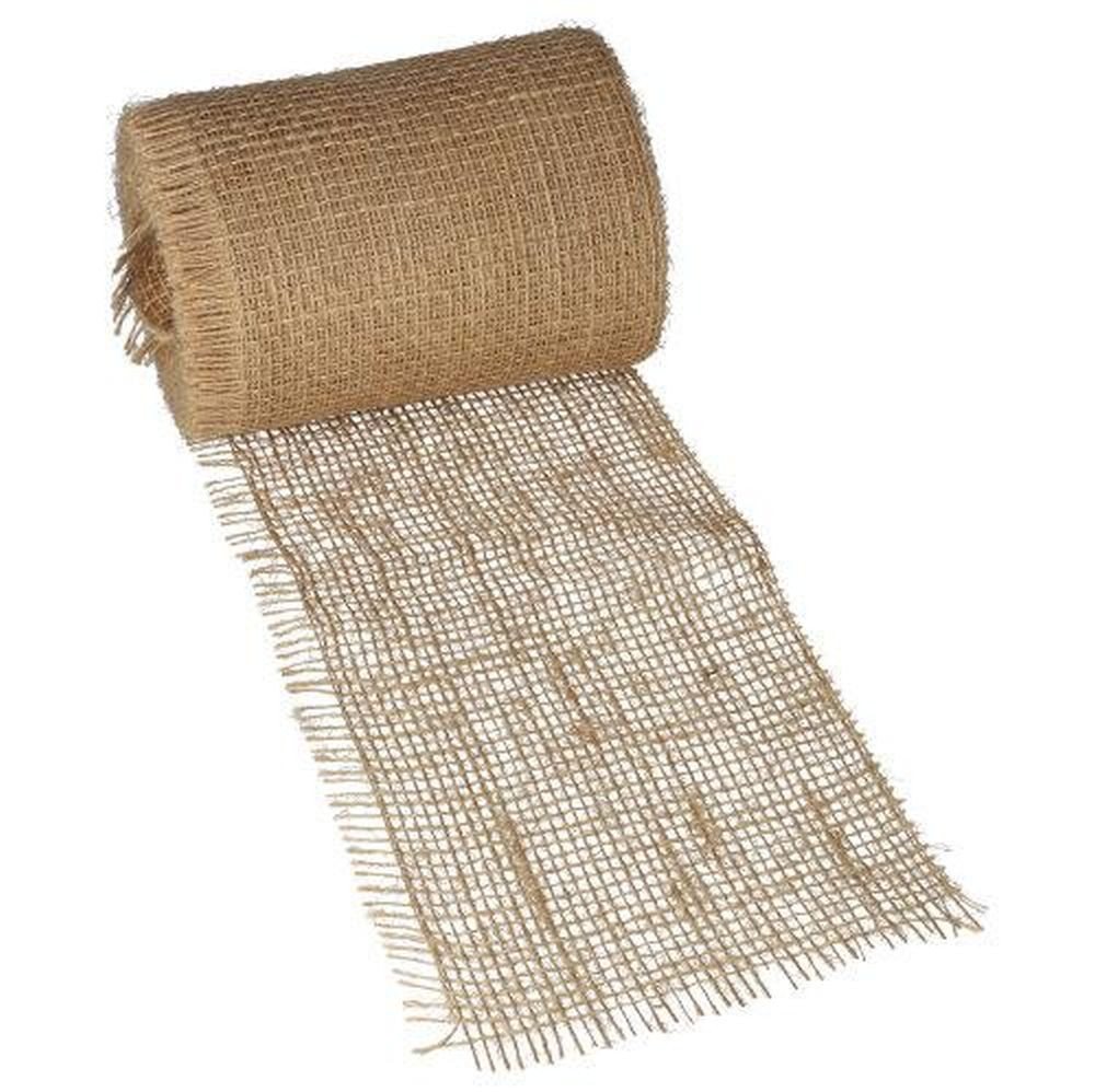 PAPSTAR Tischläufer Tischband, Jute 10 m x 15 cm natur auf Rolle von PAPSTAR